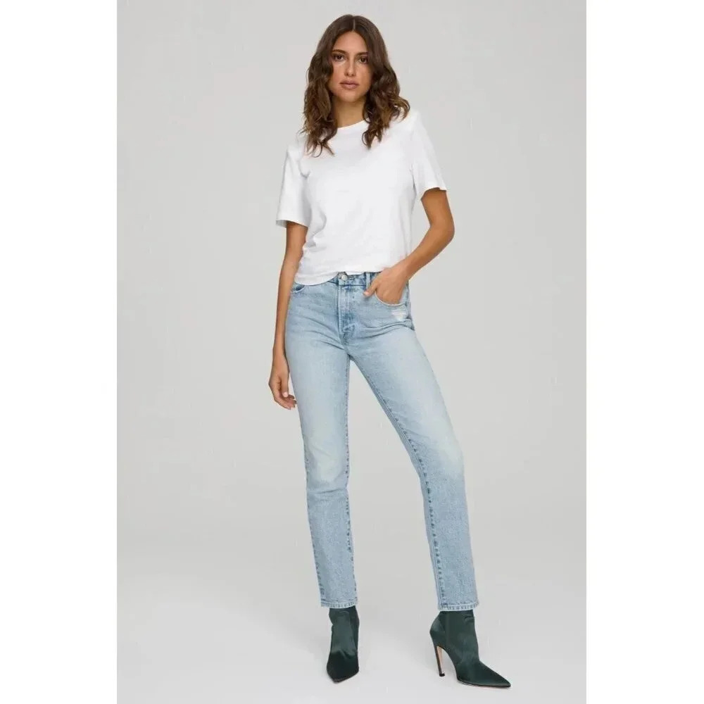 Good American Jeans Women’s 00 Good Classic Straight Leg